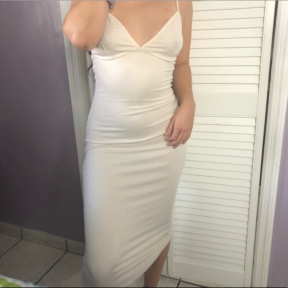 American Apparel body-con midi dress